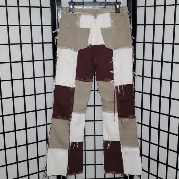 Patchwork Denim Jeans - Picture 3 of 7